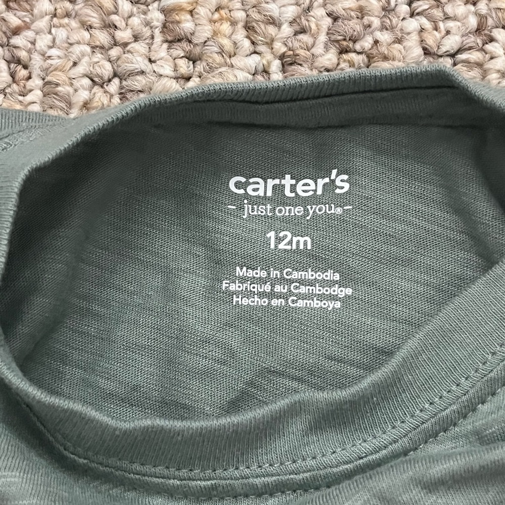 Carter’s tee and shorts set 12M nwt - Picture 4 of 6